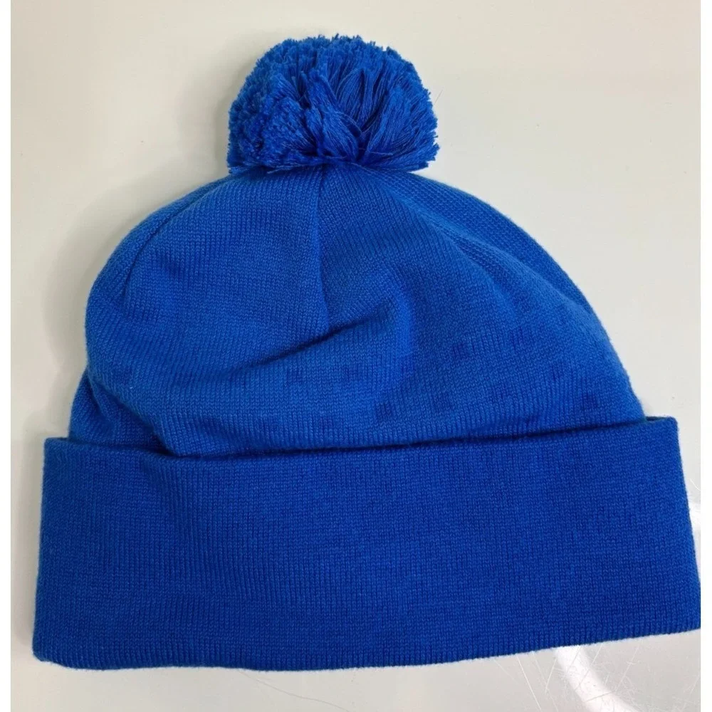Patagonia Powder Town Beanie Lightweight Women's Alpine Blue Rising Tide Pom Pom